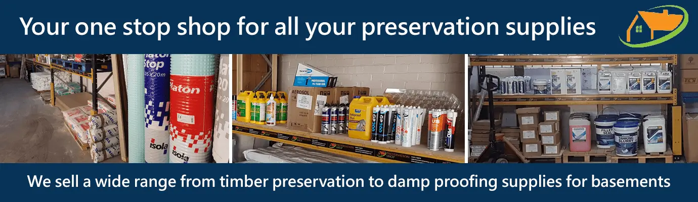 Preservation Shop - Your one stop shop for all of your damp proofing supplies