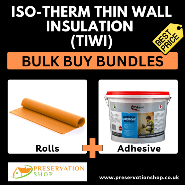 Wykamol ISO-THERM Roll & Adhesive Bulk Buy Bundles